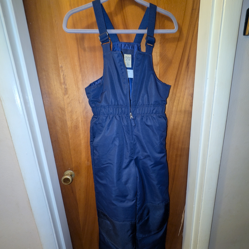Navy Blue Snow Bib Overalls
